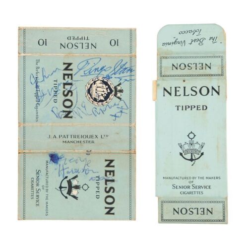 Lot # 23. John Lennon, Paul McCartney, George Harrison and Ringo Starr-Autographed Cigarette Packet, 1962 ### BEATLES, THE