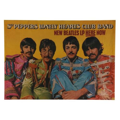 Lot # 25. Sgt. Pepper's Lonely Hearts Club Band EMI Promotional Poster, 1967 ### BEATLES, THE