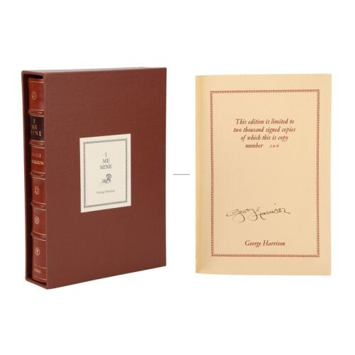 Lot # 44. George Harrison-Autographed First Edition Genesis Publications Limited Edition I Me Mine Book, 1980 ### GEORGE HARRISON