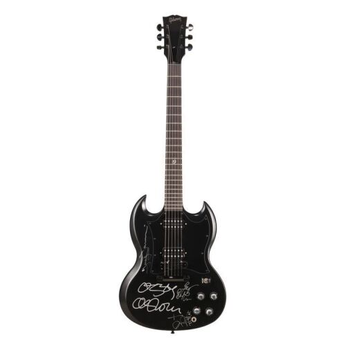Lot # 47. Ozzy Osbourne, Tony Iommi, Bill Ward and Geezer Butler-Autographed Gibson SG Gothic Guitar ### BLACK SABBATH
