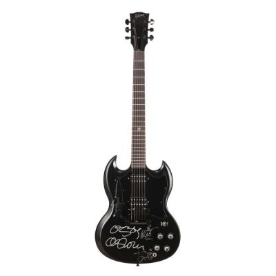 Lot # 47. Ozzy Osbourne, Tony Iommi, Bill Ward and Geezer Butler-Autographed Gibson SG Gothic Guitar ### BLACK SABBATH