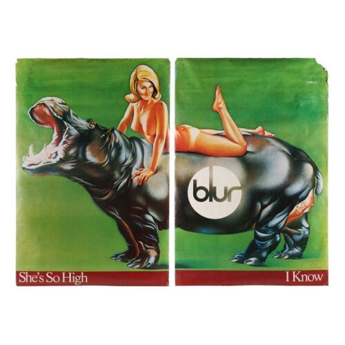 Lot # 51. First Tour Backdrop Used at Hothouse, Bournemouth, 1990 ### BLUR