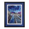 Lot # 53. Bob Dylan Signed and Framed Limited Edition "Train Tracks" (Blue) Drawn Blank Series Print, 2012 ### BOB DYLAN