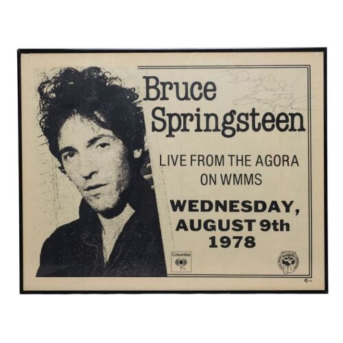 Lot # 60. Framed Bruce Springsteen-Autographed Poster, circa 1978 ### BRUCE SPRINGSTEEN