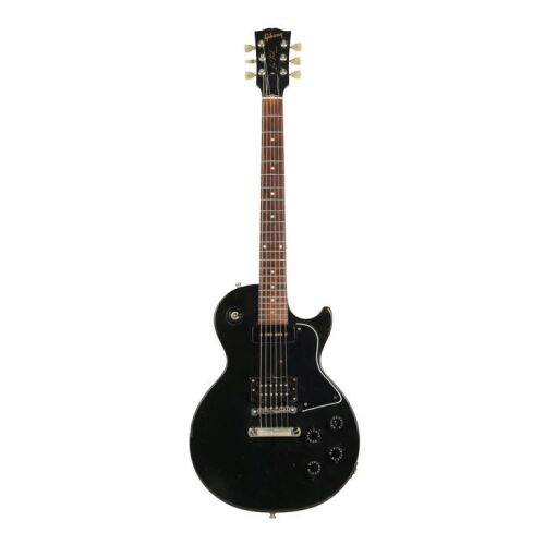Lot # 63. Pete Shelley&rsquo;s Photo-Matched Stage-Used Gibson Les Paul Special Tribute Humbucker Ebony Guitar ### BUZZCOCKS
