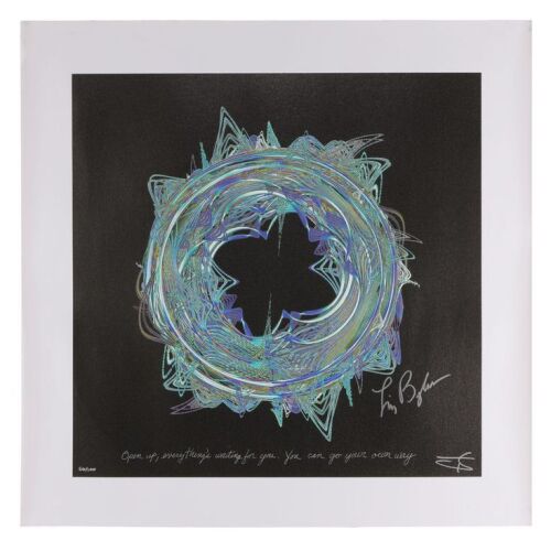 Lot # 98. Lindsey Buckingham-Autographed "Go Your Own Way" Limited Edition Soundwave Print by Tim Wakefield ### FLEETWOOD MAC