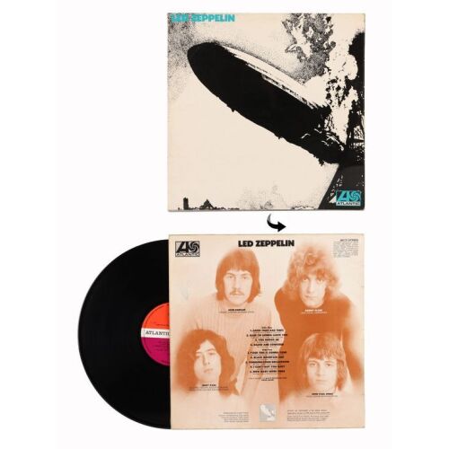 Lot # 124. John Bonham and John Paul Jones-Autographed Led Zeppelin LP ### LED ZEPPELIN