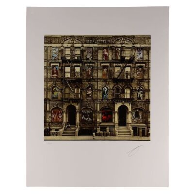 Lot # 126. Peter Corriston-Signed Limited Edition Physical Graffiti Album Cover Print, 2001 ### LED ZEPPELIN