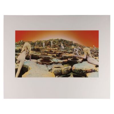 Lot # 127. Aubrey Powell-Signed Limited Edition Houses Of The Holy Cover Artwork Print, 2001 ### LED ZEPPELIN