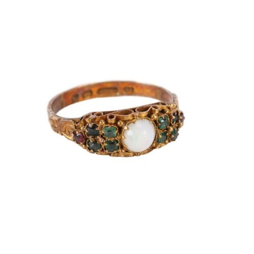 Lot # 132. Marc Bolan-Owned 15-Karat Ring with Harrod's Receipt ### MARC BOLAN