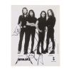 Lot # 136. James Hetfield, Kirk Hammett, Lars Ulrich and Jason Newsted-Autographed Official Band-Released Ross Halfin 8x10 Promo Photo for The Black Album ### METALLICA