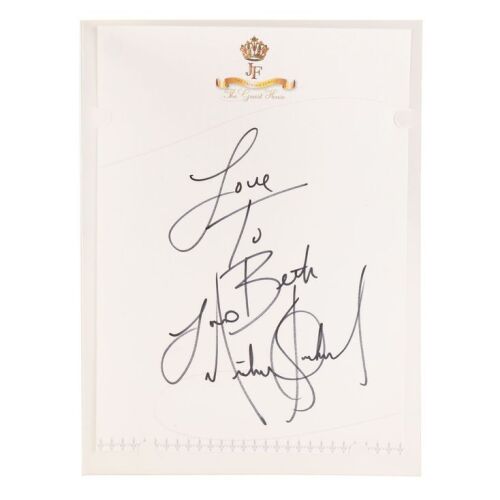 Lot # 151. Michael Jackson-Autographed and Dedicated Jackson Family-Headed Paper ### MICHAEL JACKSON