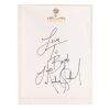 Lot # 151. Michael Jackson-Autographed and Dedicated Jackson Family-Headed Paper ### MICHAEL JACKSON