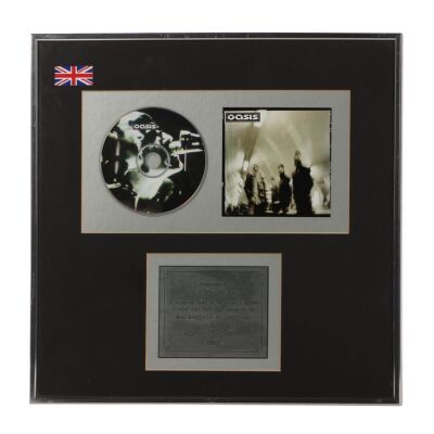 Lot # 222. Heathen Chemistry 3x Platinum CD Award ### OASIS