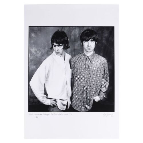 Lot # 223. The Rockarchive Collection: Liam and Noel Gallagher Limited Edition MOJO Magazine Photoshoot Print by Jill Furmanovsky, The Point, Dublin, 1996 ### OASIS