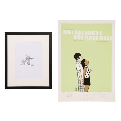 Lot # 225. Noel Gallagher-Autographed Limited Edition High Flying Birds Concert Print and Framed Pete McKee Drawing ### NOEL GALLAGHER'S HIGH FLYING BIRDS