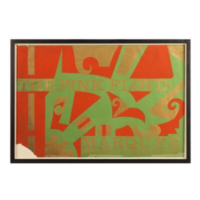 Lot # 233. Paula Webb Stainton's Pink Floyd - Their Mortal Remains Collection: Marquee Club Dec 1966 Poster (1/2) by Wendy Gair ### PINK FLOYD