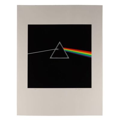 Lot # 240. Storm Thorgerson-Signed Limited Edition The Dark Side of The Moon Album Cover Print, 2000 ### PINK FLOYD