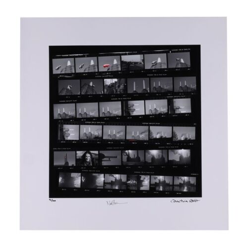 Lot # 250. Nick Mason and Carinthia West-Autographed Limited Edition Animals Cover Shoot Contact Sheet Print ### PINK FLOYD