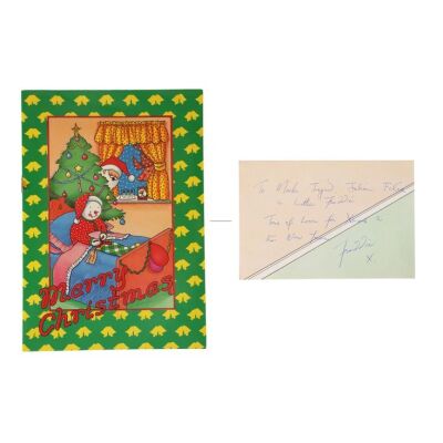Lot # 273. The Reinhold Mack Collection: Freddie Mercury Handwritten and Signed Christmas Card to the Mack Family ### FREDDIE MERCURY