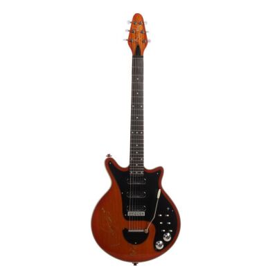Lot # 306. Brian May-Autographed Customised BMG Special Honey Burst Guitar ### QUEEN