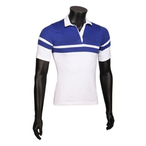 Lot # 313. Freddie Mercury Owned Canterbury White-and-Blue Polo Shirt ### QUEEN