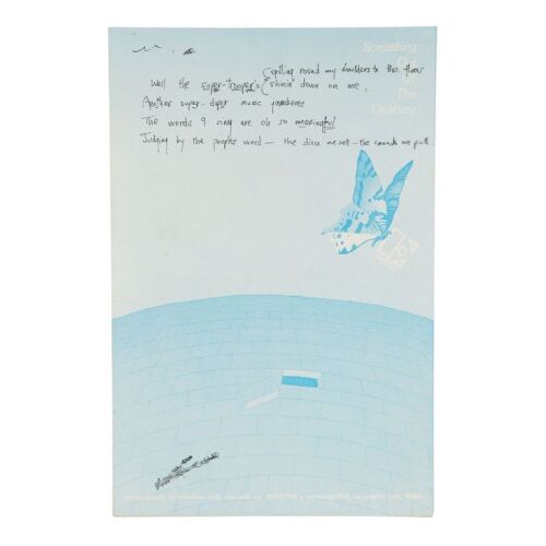Lot # 314. Roger Taylor Handwritten Lyrics for Unreleased Song Written During Sheer Heart Attack Album Sessions, 1974 ### QUEEN
