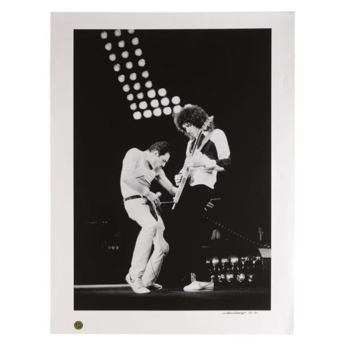 Lot # 319. The Denis O'Regan Collection: Limited Edition Freddie Mercury and Brian May Hot Space Tour Fine Art Print, Milton Keynes, 1982 ### QUEEN