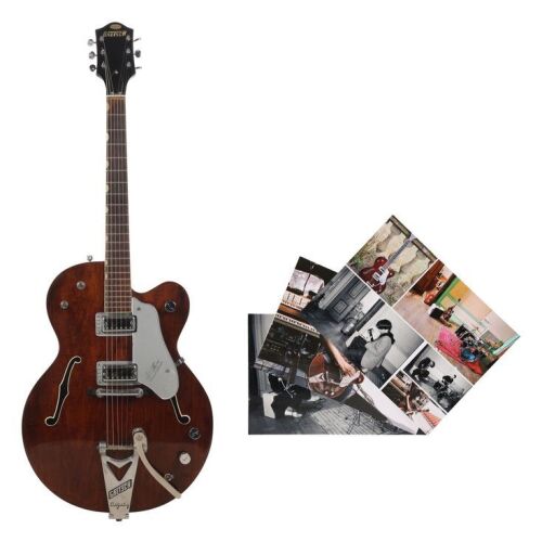 Lot # 326. Jonny Greenwood's Photo-Matched Gretsch 6119 Atkins Tennessean Guitar Used During 2006 US Tour Soundcheck and Recording of In Rainbows ### RADIOHEAD