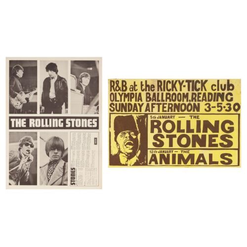 Lot # 331. Ricky Tick Club Concert Poster and Swedish Poster, 1964 and 1966 ### ROLLING STONES, THE
