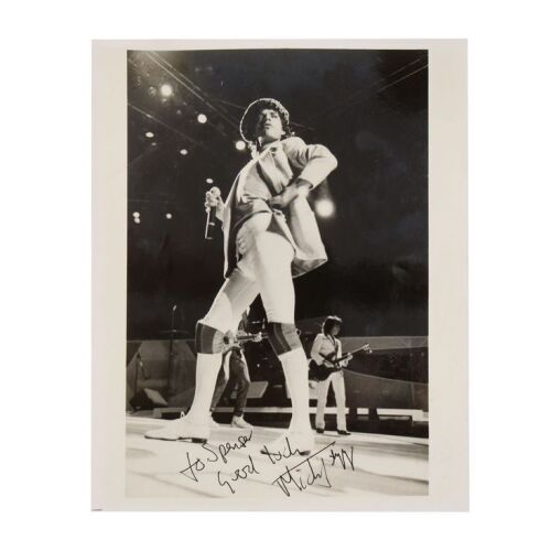 Lot # 342. Mick Jagger-Autographed Photo ### ROLLING STONES, THE