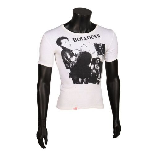 Lot # 350. Steve Jones-Owned &ldquo;Sid and Nancy Bollocks&rdquo; T-Shirt ### SEX PISTOLS