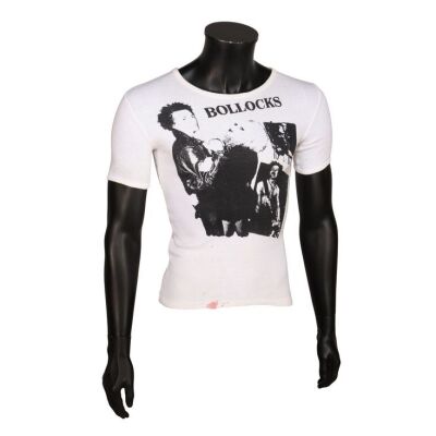 Lot # 350. Steve Jones-Owned &ldquo;Sid and Nancy Bollocks&rdquo; T-Shirt ### SEX PISTOLS