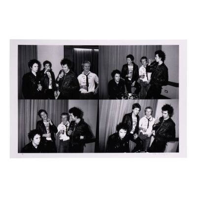 Lot # 358. Limited Edition Sex Pistols Print by Peter Gravelle, Regent Palace Hotel, 1977 ### SEX PISTOLS