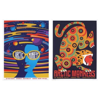 Lot # 404. Pair of Dan Stiles-Signed Limited Edition Artist's Proof Concert Posters ### ARCTIC MONKEYS