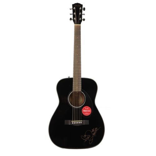 Lot # 405A. Avril Lavigne-Autographed Fender Acoustic Guitar and "Head Above Water" Lyric Sheet, 2019 ### AVRIL LAVIGNE