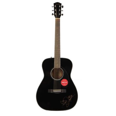 Lot # 405A. Avril Lavigne-Autographed Fender Acoustic Guitar and "Head Above Water" Lyric Sheet, 2019 ### AVRIL LAVIGNE