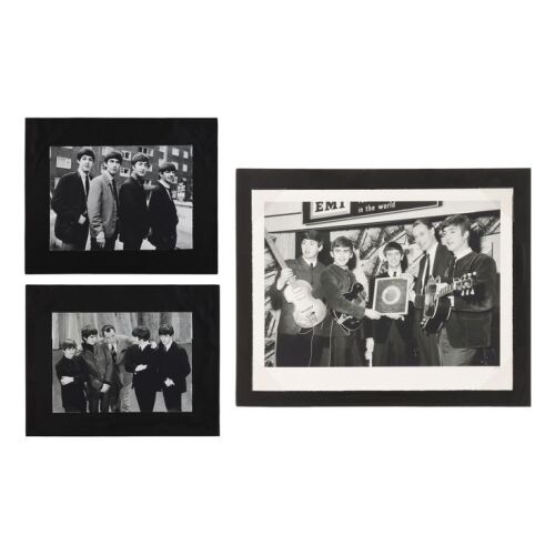 Lot # 414. Set of Three Beatles Prints Featuring Sir George Martin, The Ed Sullivan Show and Press Photo Call, 1960s ### BEATLES, THE
