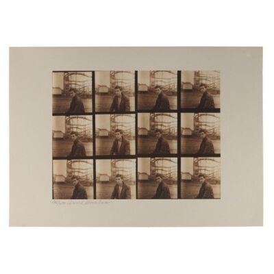 Lot # 415. Astrid Kirchherr-Signed George Harrison Hamburg Fun Fair Contact Sheet Print, 1960 ### BEATLES, THE