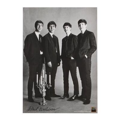 Lot # 416. Astrid Kirchherr-Autographed Beatles Poster ### BEATLES, THE