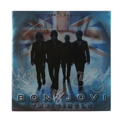 Lot # 445. Jon Bon Jovi, David Bryan, Tico Torres, and Richie Sambora-Autographed The Circle Tour Programme ### BON JOVI