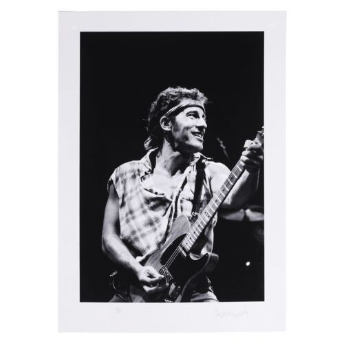 Lot # 448. The Rockarchive Collection: Limited Edition Bruce Springsteen Print by Steve Rapport, Meadowlands, New Jersey, 1984 ### BRUCE SPRINGSTEEN