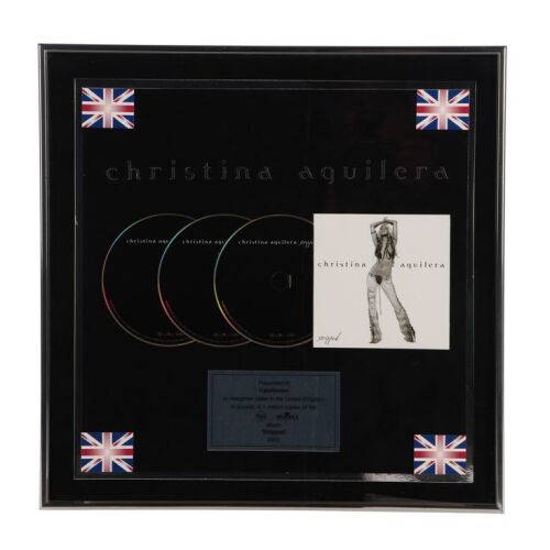 Lot # 452. Stripped 3x Platinum Disc Award ### CHRISTINA AGUILERA