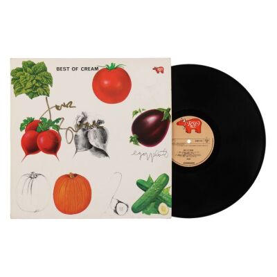 Lot # 460. Jack Bruce-Autographed Best of Cream Vinyl ### CREAM