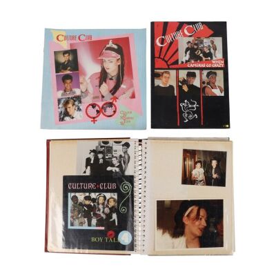 Lot # 462. Boy George, Mikey Craig, Jon Moss and Sam Butcher-Autographed Tour Programme, Unsigned Tour Programme and Memorabilia Album ### CULTURE CLUB