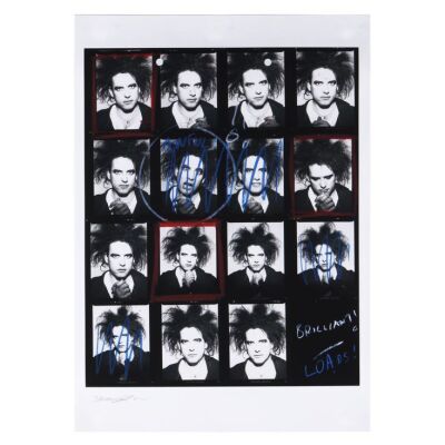 Lot # 464. The Rockarchive Collection: Robert Smith Contact Sheet Images Print by Steve Double, Hook End Manor Recording Studio, 1993 ### CURE, THE