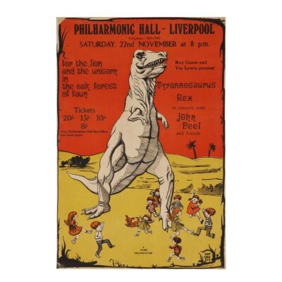 Lot # 466. T. Rex Liverpool Philharmonic Hall Poster, 1969 ### DAVID BOWIE