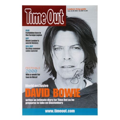 Lot # 468. David Bowie-Autographed Time Out Magazine Poster ### DAVID BOWIE
