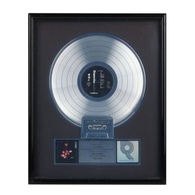 Lot # 479. Violator Platinum Disc Award Presented to J.D. Fanger ### DEPECHE MODE