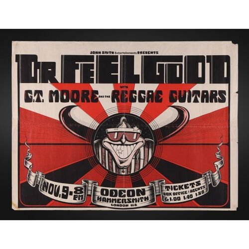 Lot # 481. Odeon Hammersmith London Concert Poster, 1975 ### DR. FEELGOOD